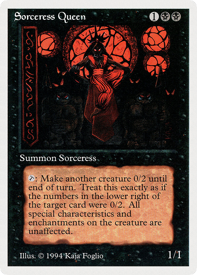 Sorceress Queen (SUM-131) - Summer Magic / Edgar - Premium MTG Single from Wizards of the Coast - Just $0.48! Shop now at Game Crave Tournament Store