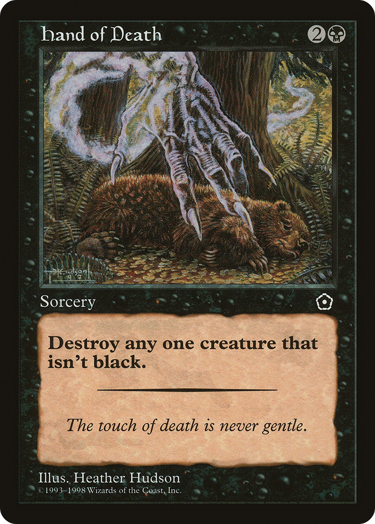 Hand of Death (P02-074) - Portal Second Age - Premium MTG Single from Wizards of the Coast - Just $0.08! Shop now at Game Crave Tournament Store