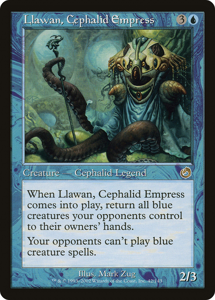 Llawan, Cephalid Empress (TOR-042) - Torment Foil - Premium MTG Single from Wizards of the Coast - Just $16.44! Shop now at Game Crave Tournament Store