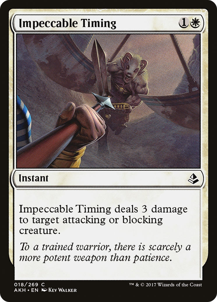 Impeccable Timing (AKH-018) - Amonkhet Foil - Premium MTG Single from Wizards of the Coast - Just $0.08! Shop now at Game Crave Tournament Store