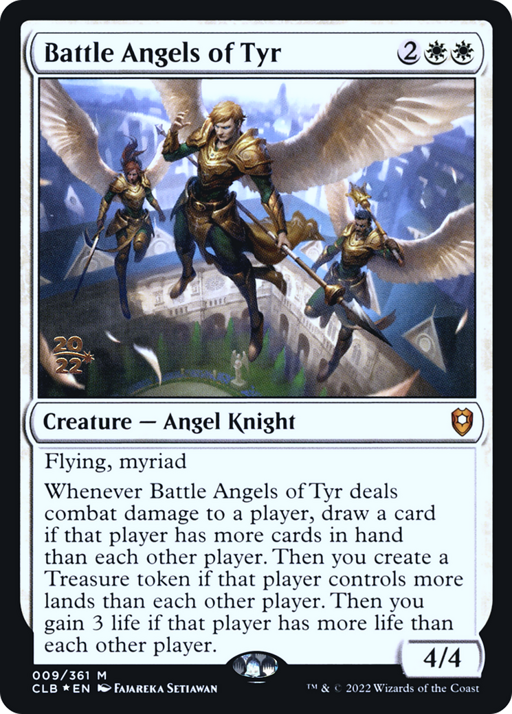 Battle Angels of Tyr (PCLB-09S) - Battle for Baldur's Gate Promos Foil - Premium MTG Single from Wizards of the Coast - Just $4.45! Shop now at Game Crave Tournament Store