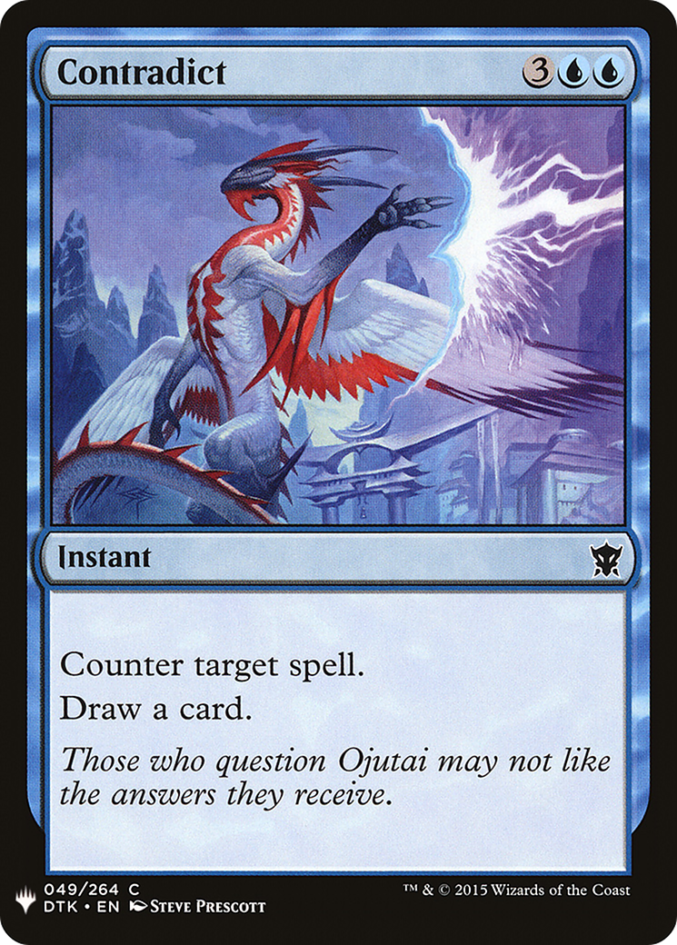 Contradict (MB1-331) - Mystery Booster - Premium MTG Single from Wizards of the Coast - Just $0.08! Shop now at Game Crave Tournament Store
