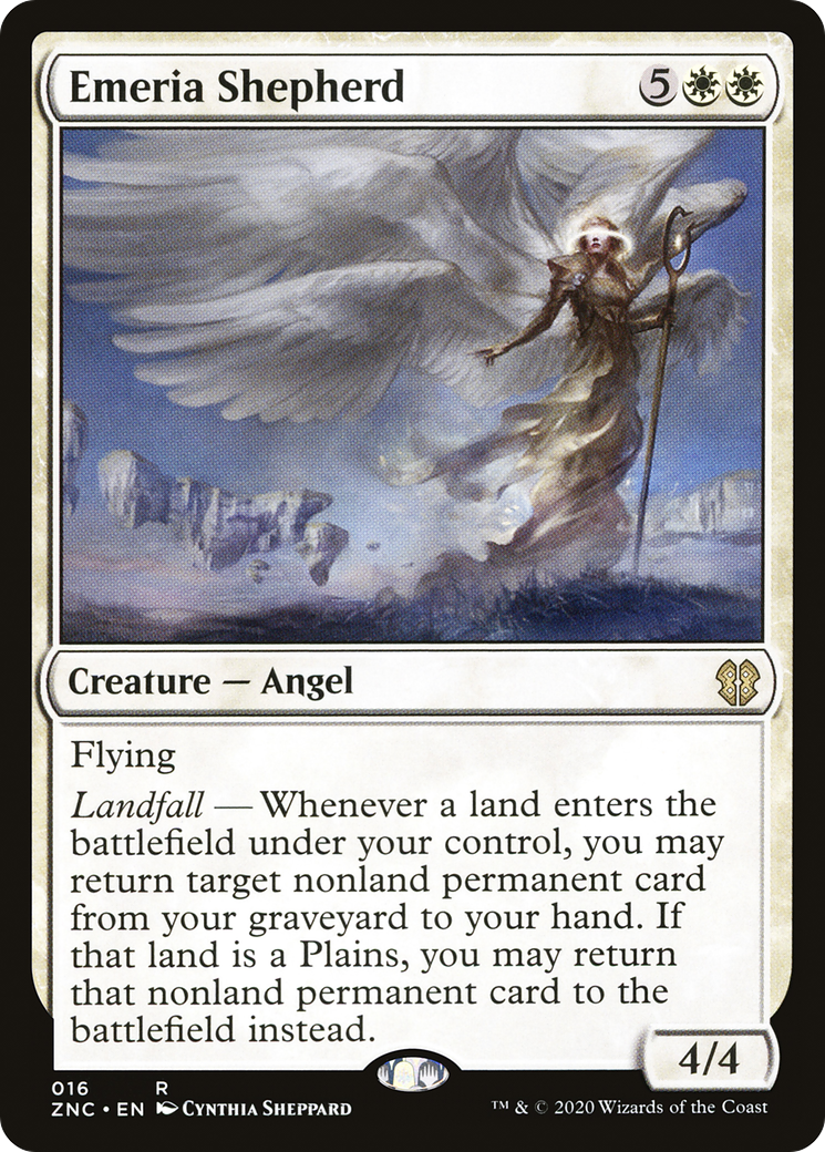 Emeria Shepherd (ZNC-016) - Zendikar Rising Commander - Premium MTG Single from Wizards of the Coast - Just $0.83! Shop now at Game Crave Tournament Store