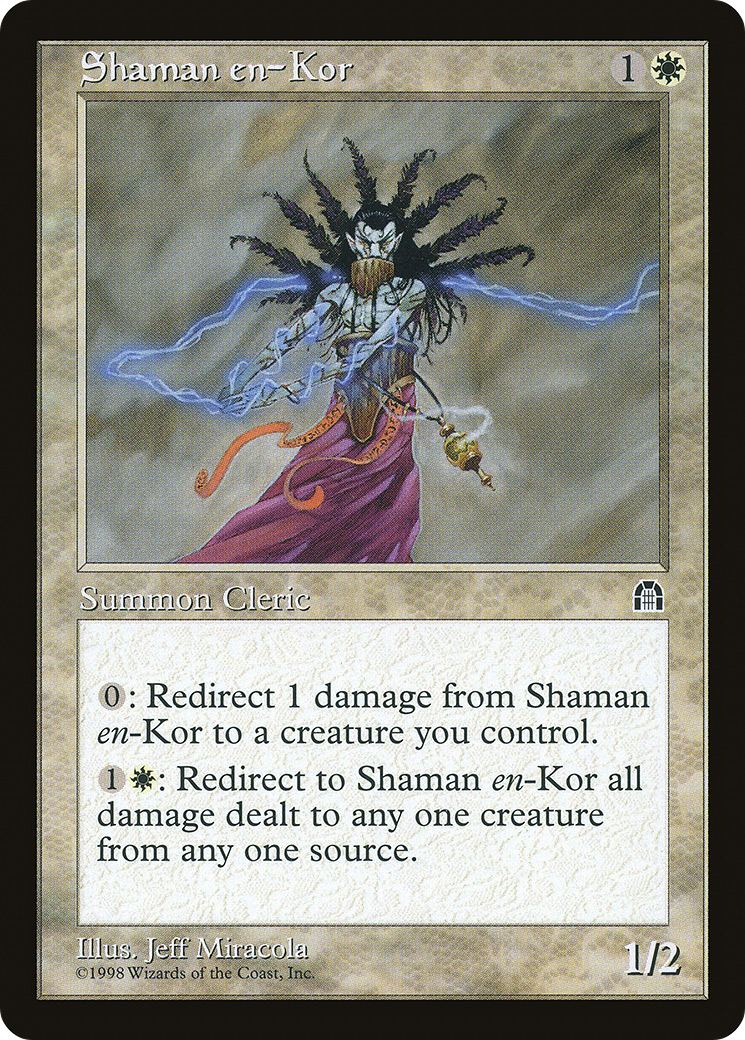 Shaman en-Kor (STH-015) - Stronghold - Premium MTG Single from Wizards of the Coast - Just $0.41! Shop now at Game Crave Tournament Store