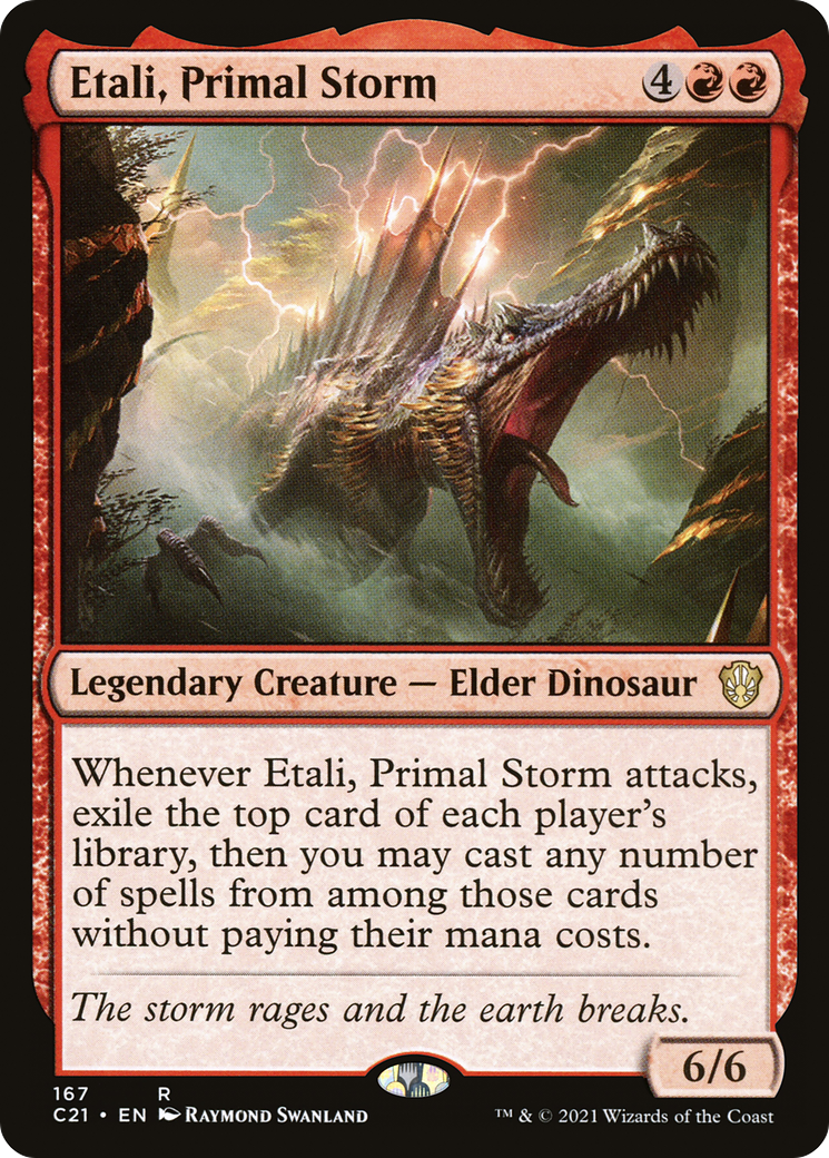 Etali, Primal Storm (C21-167) - Commander 2021 - Premium MTG Single from Wizards of the Coast - Just $0.09! Shop now at Game Crave Tournament Store