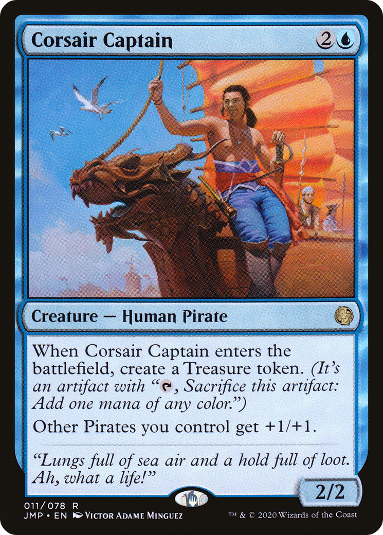 Corsair Captain (JMP-011) - Jumpstart - Premium MTG Single from Wizards of the Coast - Just $0.08! Shop now at Game Crave Tournament Store