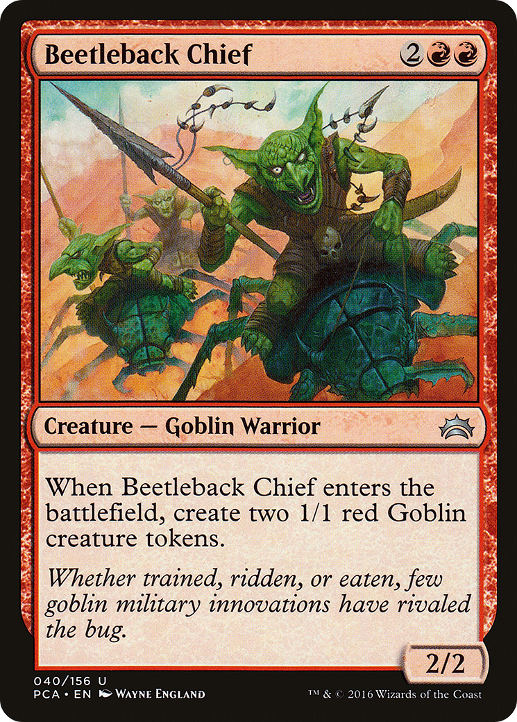 Beetleback Chief (PCA-040) - Planechase Anthology - Premium MTG Single from Wizards of the Coast - Just $0.25! Shop now at Game Crave Tournament Store
