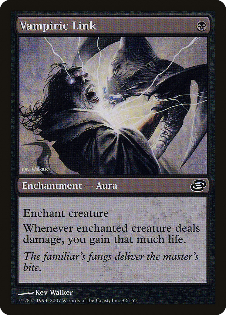 Vampiric Link (PLC-092) - Planar Chaos: (colorshifted) Foil - Premium MTG Single from Wizards of the Coast - Just $3.12! Shop now at Game Crave Tournament Store
