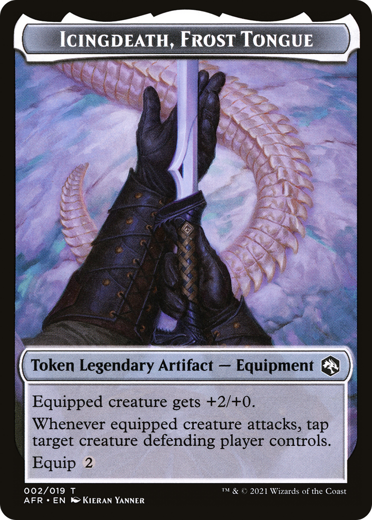 Icingdeath, Frost Tongue (TAFR-002) - Adventures in the Forgotten Realms Tokens - Premium MTG Single from Wizards of the Coast - Just $1.34! Shop now at Game Crave Tournament Store