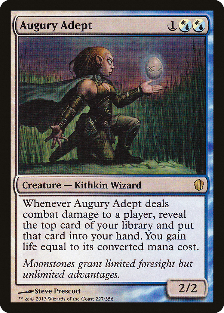 Augury Adept (C13-227) - Commander 2013 - Premium MTG Single from Wizards of the Coast - Just $0.26! Shop now at Game Crave Tournament Store