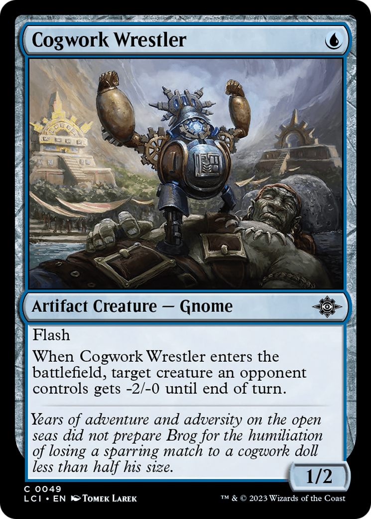 Cogwork Wrestler (LCI-049) - The Lost Caverns of Ixalan Foil - Premium MTG Single from Wizards of the Coast - Just $0.08! Shop now at Game Crave Tournament Store