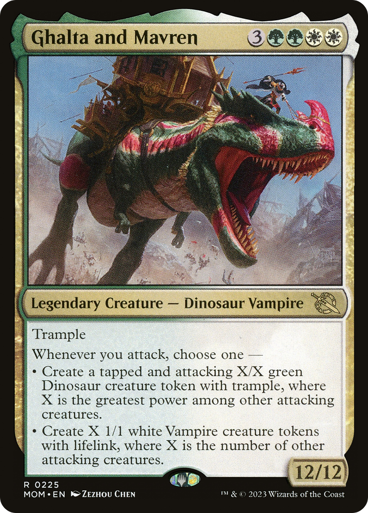 Ghalta and Mavren (MOM-225) - March of the Machine - Premium MTG Single from Wizards of the Coast - Just $0.37! Shop now at Game Crave Tournament Store