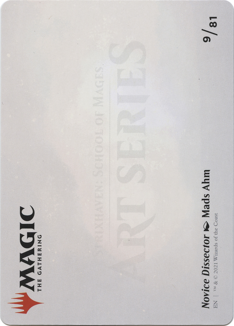 Novice Dissector // Novice Dissector (ASTX-009) - Strixhaven Art Series (Borderless) - Premium MTG Single from Wizards of the Coast - Just $0! Shop now at Game Crave Tournament Store