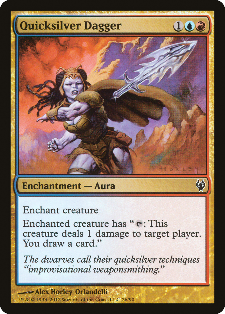 Quicksilver Dagger (DDJ-026) - Duel Decks: Izzet vs. Golgari - Premium MTG Single from Wizards of the Coast - Just $0.08! Shop now at Game Crave Tournament Store