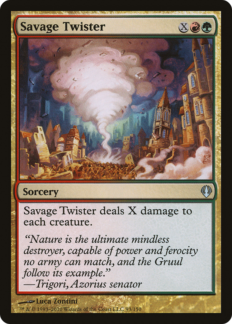 Savage Twister (ARC-093) - Archenemy - Premium MTG Single from Wizards of the Coast - Just $0.25! Shop now at Game Crave Tournament Store