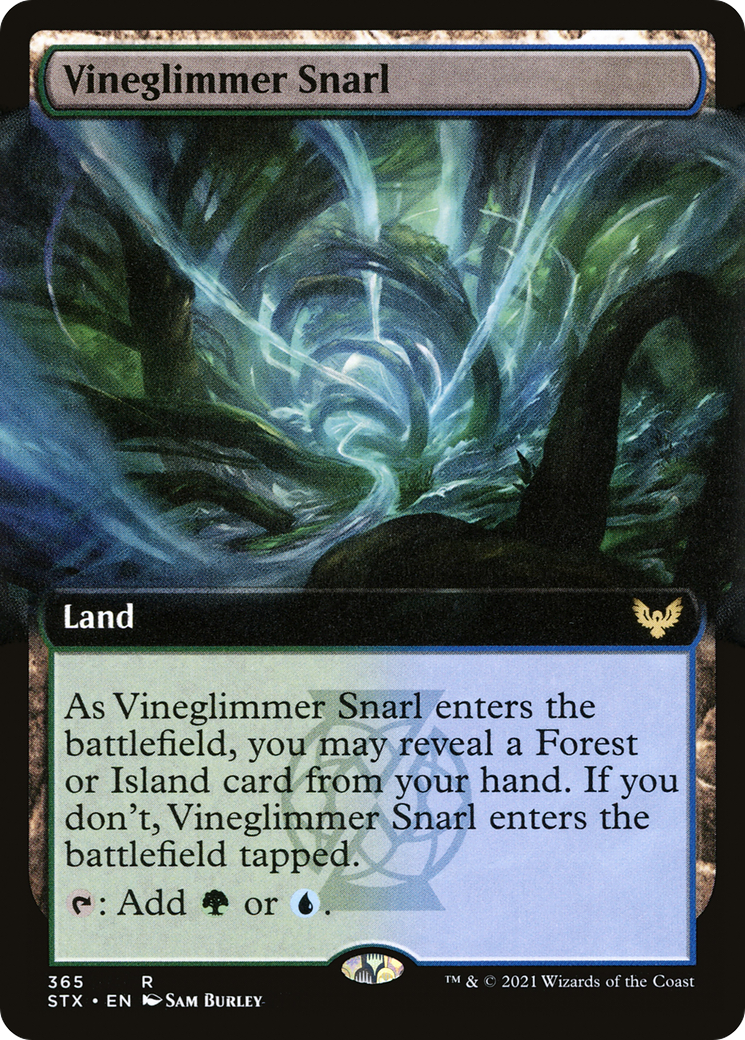 Vineglimmer Snarl (STX-365) - Strixhaven: School of Mages: (Extended Art) Foil - Premium MTG Single from Wizards of the Coast - Just $0.36! Shop now at Game Crave Tournament Store