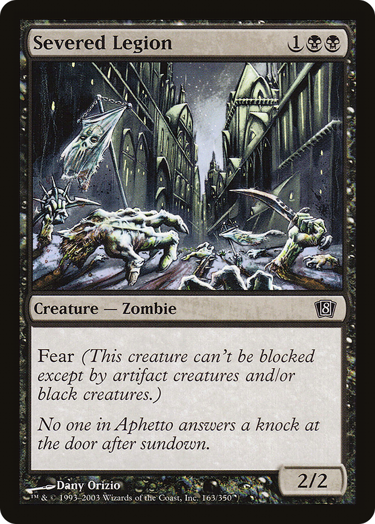 Severed Legion (8ED-163★) - Eighth Edition Foil - Premium MTG Single from Wizards of the Coast - Just $0.09! Shop now at Game Crave Tournament Store