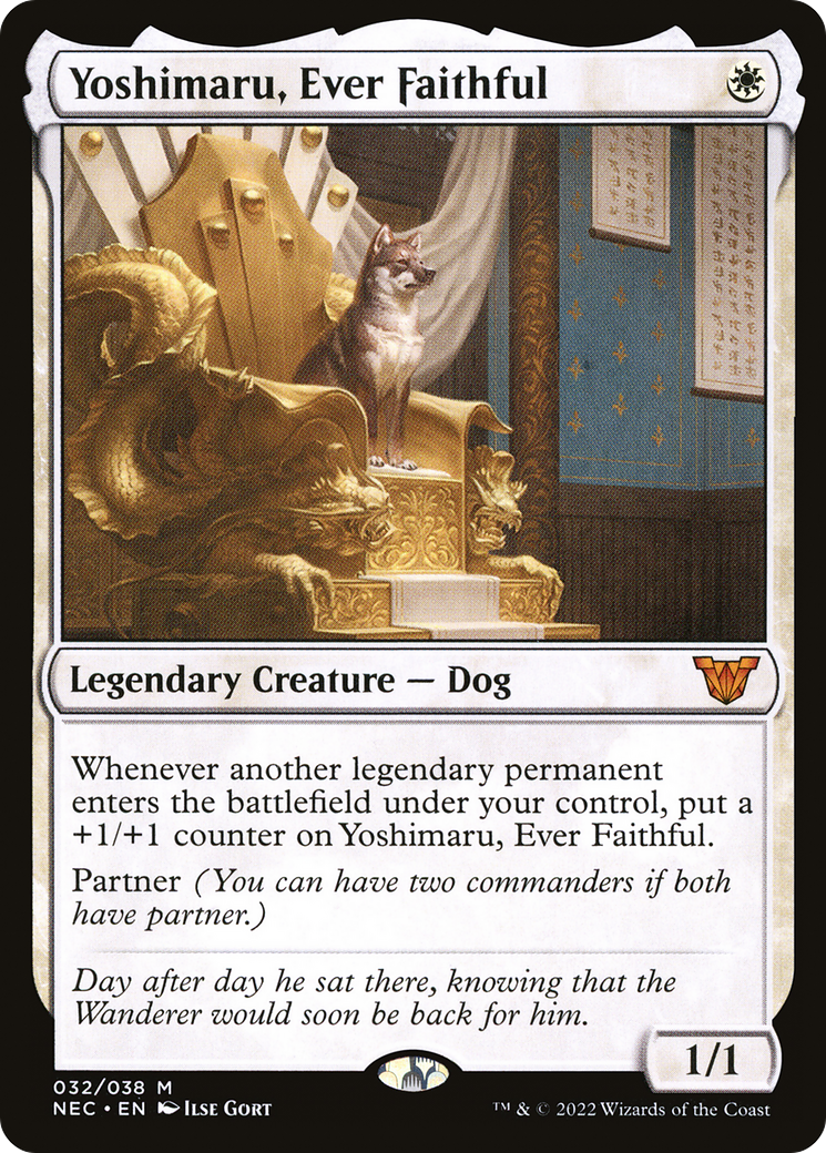 Yoshimaru, Ever Faithful (NEC-032) - Neon Dynasty Commander Foil - Premium MTG Single from Wizards of the Coast - Just $11.53! Shop now at Game Crave Tournament Store