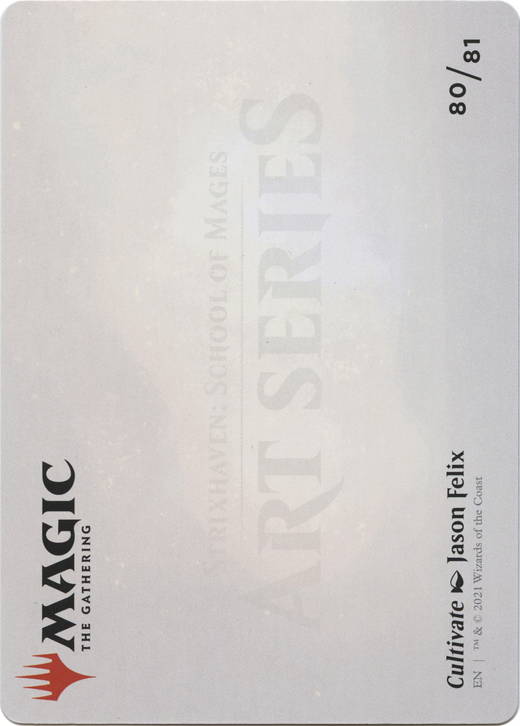 Cultivate // Cultivate (ASTX-080) - Strixhaven Art Series (Borderless) - Premium MTG Single from Wizards of the Coast - Just $0! Shop now at Game Crave Tournament Store