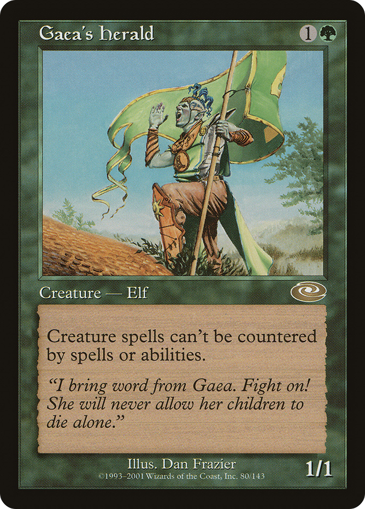 Gaea's Herald (PLS-080) - Planeshift - Premium MTG Single from Wizards of the Coast - Just $1.15! Shop now at Game Crave Tournament Store