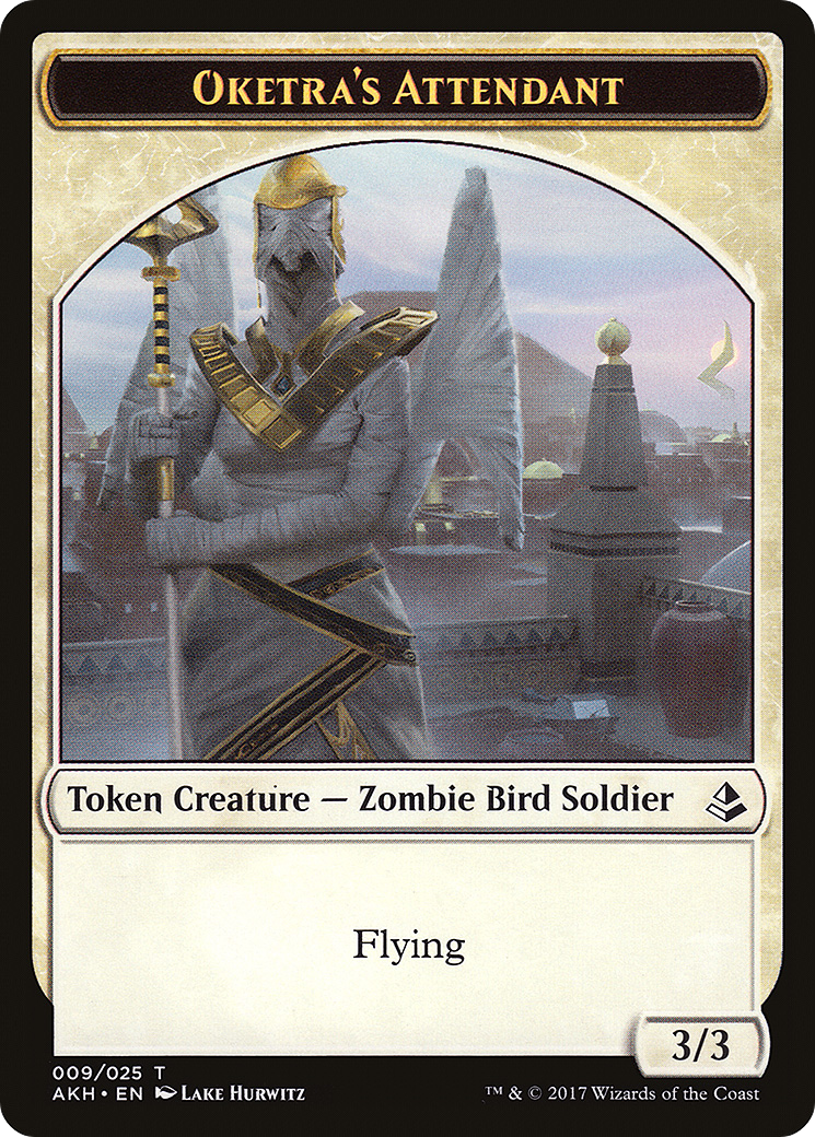 Oketra's Attendant (TAKH-009) - Amonkhet Tokens - Premium MTG Single from Wizards of the Coast - Just $0.25! Shop now at Game Crave Tournament Store