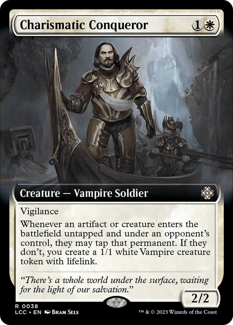 Charismatic Conqueror (LCC-038) - The Lost Caverns of Ixalan Commander: (Extended Art) - Premium MTG Single from Wizards of the Coast - Just $6.57! Shop now at Game Crave Tournament Store