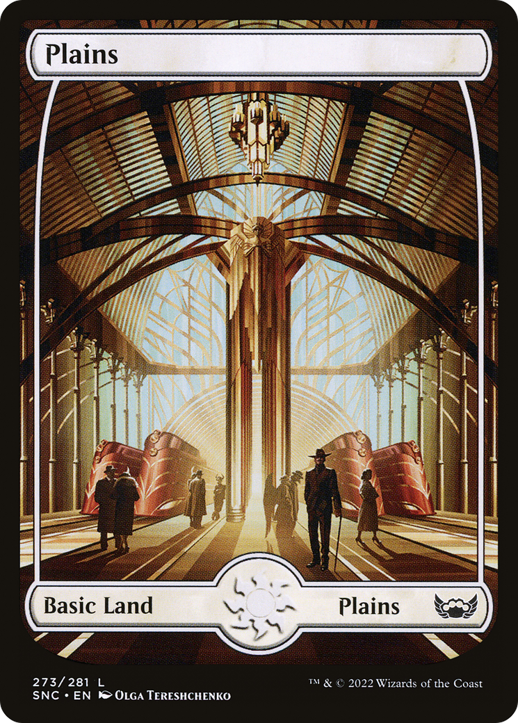 Plains (SNC-273) - Streets of New Capenna Foil - Premium MTG Single from Wizards of the Coast - Just $0.11! Shop now at Game Crave Tournament Store