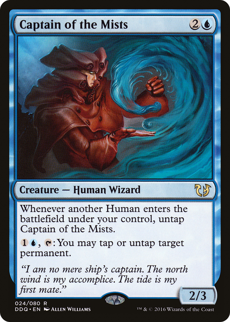 Captain of the Mists (DDQ-024) - Duel Decks: Blessed vs. Cursed - Premium MTG Single from Wizards of the Coast - Just $0.08! Shop now at Game Crave Tournament Store