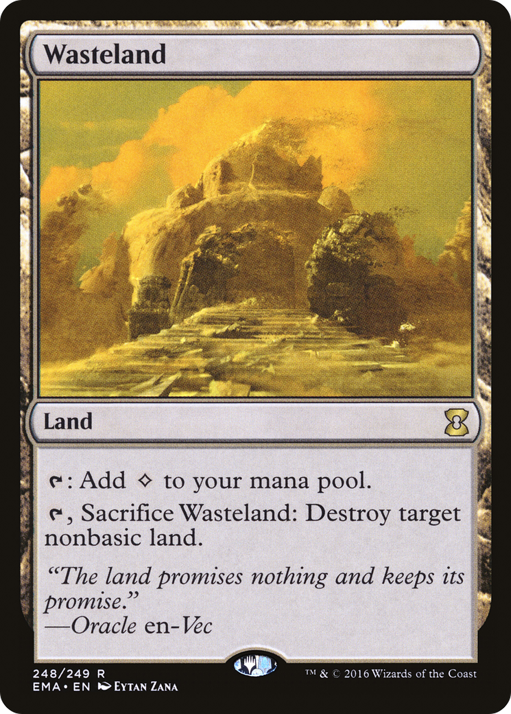 Wasteland (EMA-248) - Eternal Masters - Premium MTG Single from Wizards of the Coast - Just $5.35! Shop now at Game Crave Tournament Store