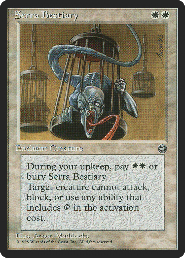 Serra Bestiary (HML-015) - Homelands - Premium MTG Single from Wizards of the Coast - Just $0.08! Shop now at Game Crave Tournament Store