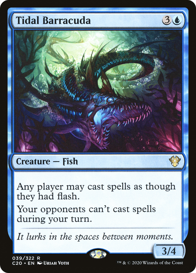 Tidal Barracuda (C20-039) - Commander 2020 - Premium MTG Single from Wizards of the Coast - Just $3.47! Shop now at Game Crave Tournament Store