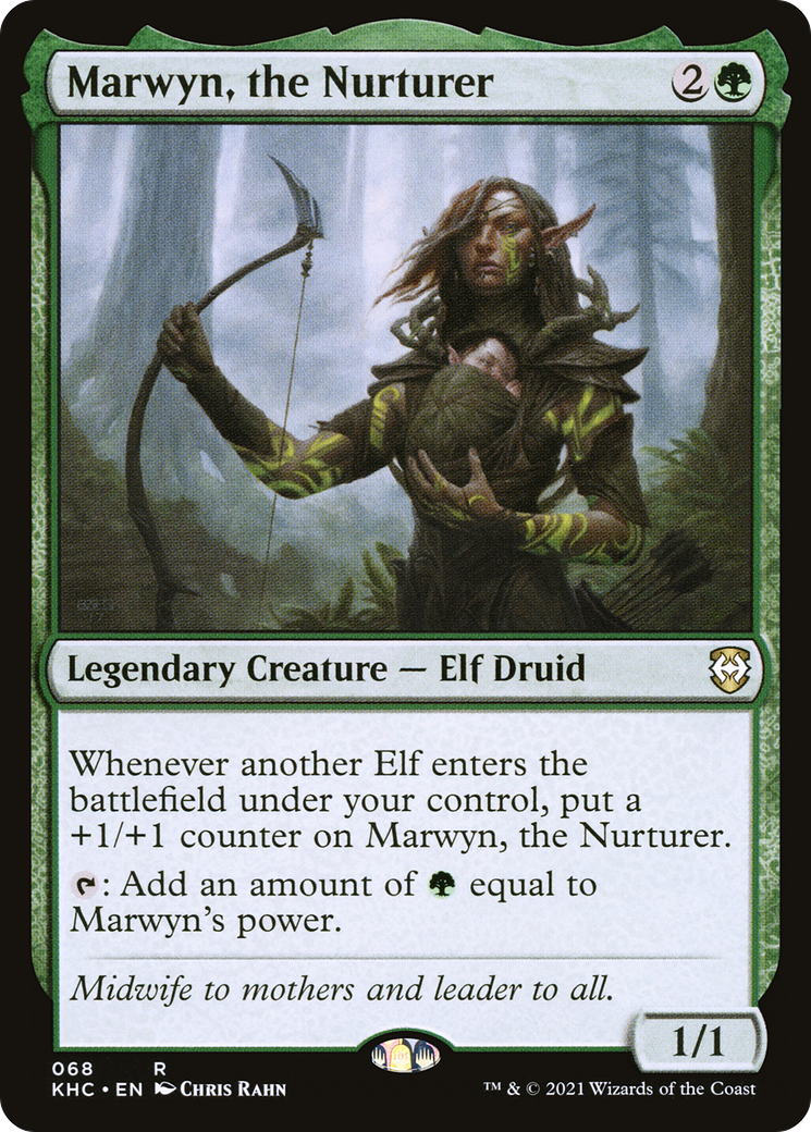 Marwyn, the Nurturer (KHC-068) - Kaldheim Commander - Premium MTG Single from Wizards of the Coast - Just $0.71! Shop now at Game Crave Tournament Store
