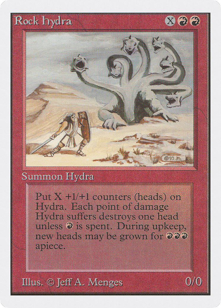 Rock Hydra (2ED-172) - Unlimited Edition - Premium MTG Single from Wizards of the Coast - Just $10.44! Shop now at Game Crave Tournament Store
