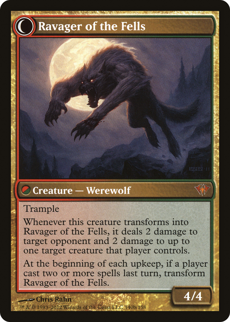 Huntmaster of the Fells // Ravager of the Fells (DKA-140) - Dark Ascension: (Double Faced Transform) - Premium MTG Single from Wizards of the Coast - Just $0.51! Shop now at Game Crave Tournament Store