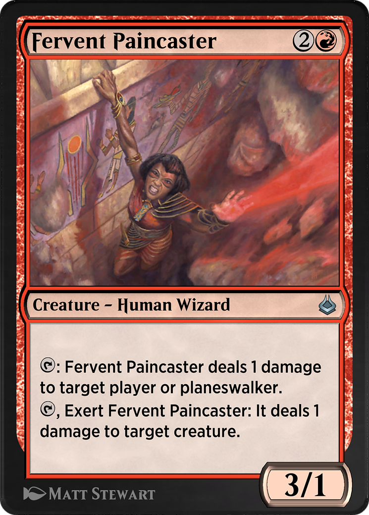 Fervent Paincaster (AKR-153) - Amonkhet Remastered - Premium MTG Single from Wizards of the Coast - Just $0! Shop now at Game Crave Tournament Store