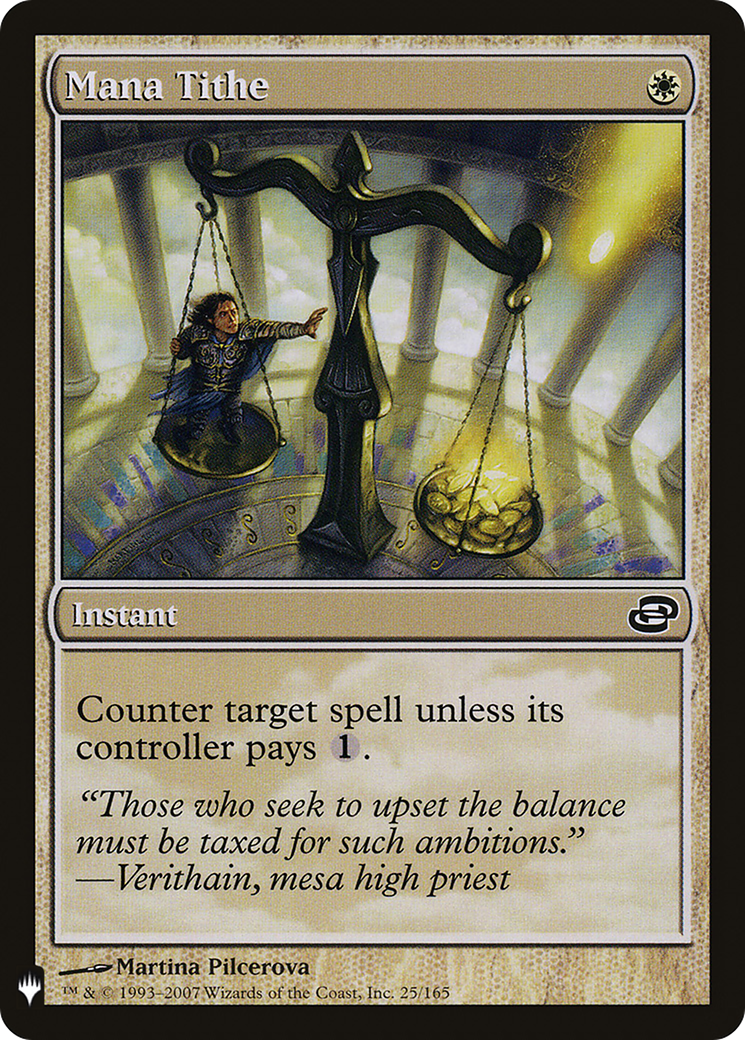 Mana Tithe (MB1-171) - Mystery Booster - Premium MTG Single from Wizards of the Coast - Just $0.12! Shop now at Game Crave Tournament Store