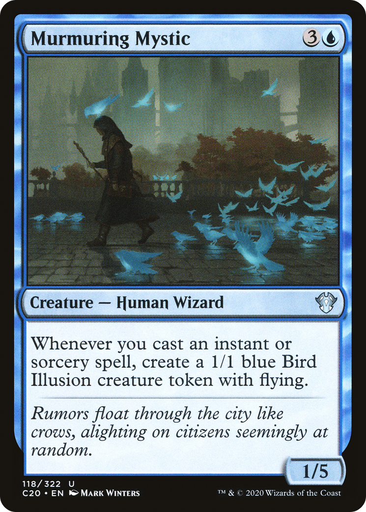 Murmuring Mystic (C20-118) - Commander 2020 - Premium MTG Single from Wizards of the Coast - Just $0.09! Shop now at Game Crave Tournament Store