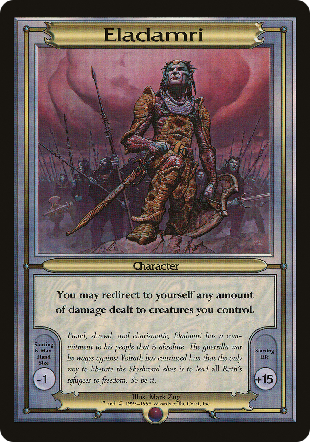 Eladamri (PVAN-301) - Vanguard Series - Premium MTG Single from Wizards of the Coast - Just $13.60! Shop now at Game Crave Tournament Store