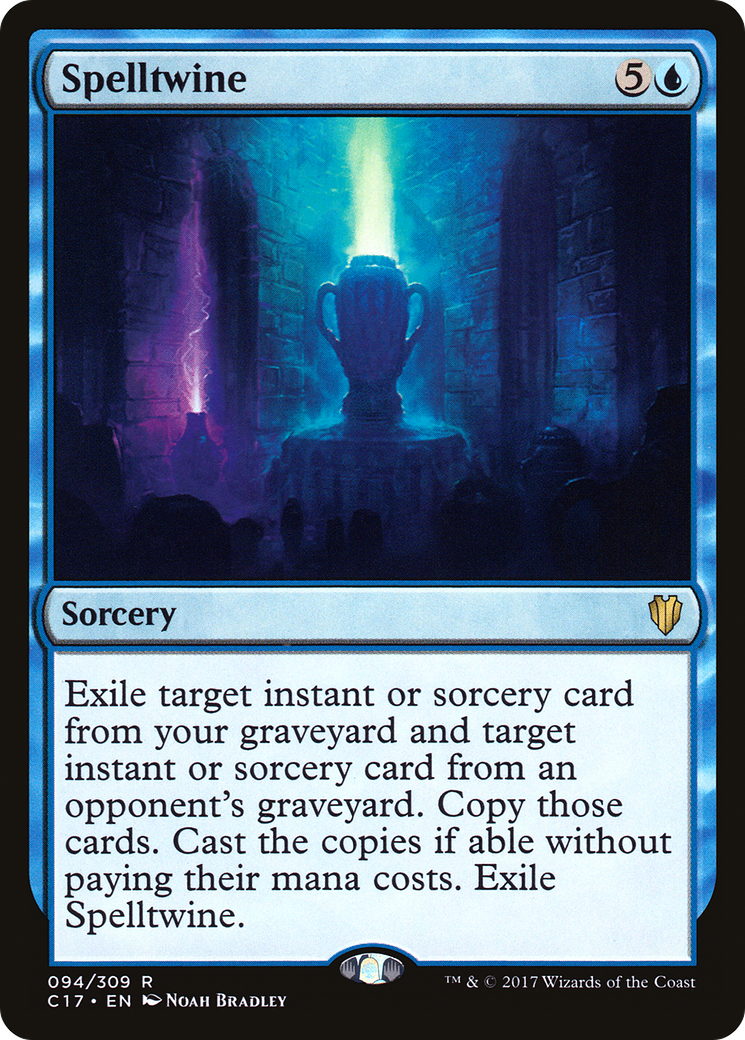 Spelltwine (C17-094) - Commander 2017 - Premium MTG Single from Wizards of the Coast - Just $0.08! Shop now at Game Crave Tournament Store