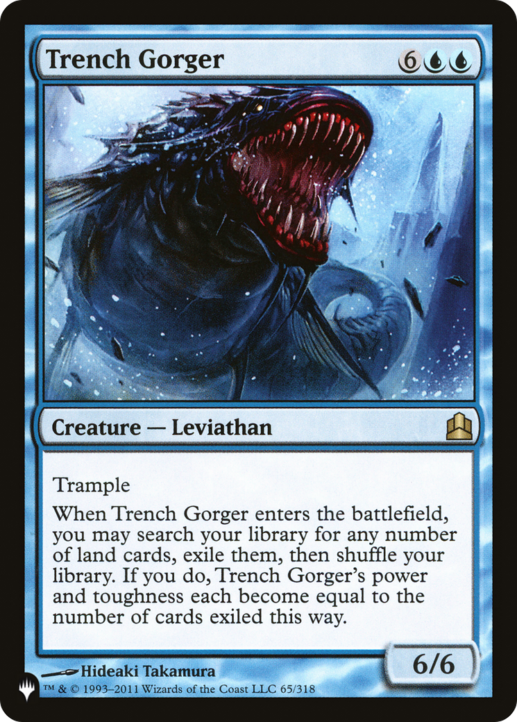 Trench Gorger (PLIST-1187) - The List - Premium MTG Single from Wizards of the Coast - Just $0.52! Shop now at Game Crave Tournament Store