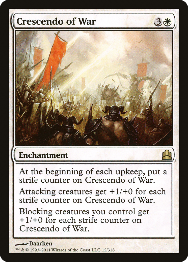 Crescendo of War (CMD-012) - Commander 2011 - Premium MTG Single from Wizards of the Coast - Just $0.33! Shop now at Game Crave Tournament Store