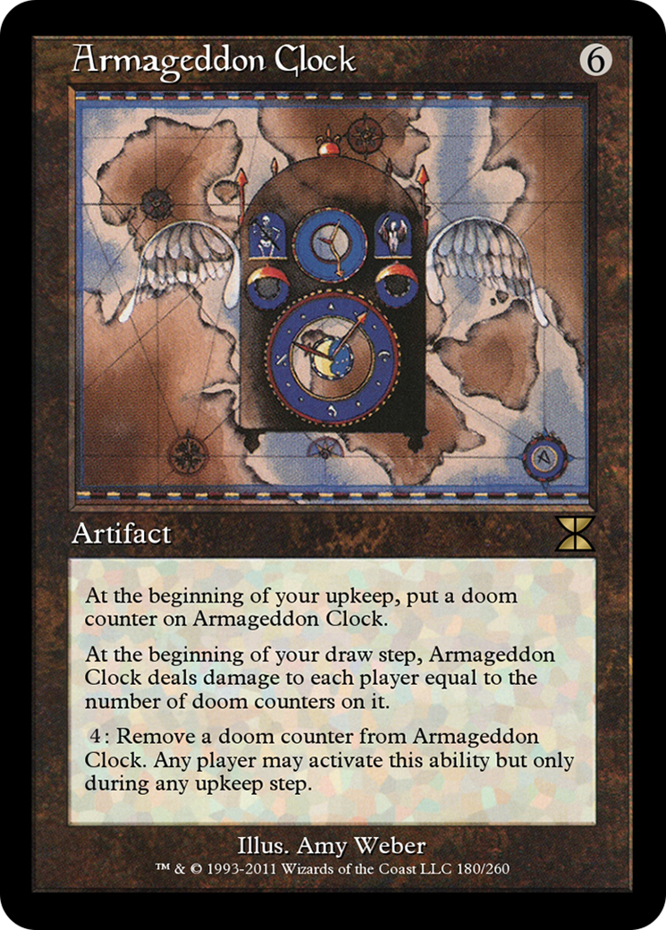 Armageddon Clock (ME4-180) - Masters Edition IV Foil - Premium MTG Single from Wizards of the Coast - Just $0! Shop now at Game Crave Tournament Store