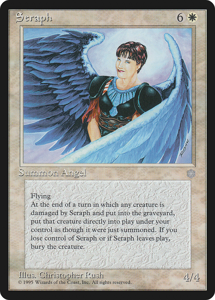 Seraph (ICE-051) - Ice Age - Premium MTG Single from Wizards of the Coast - Just $0.17! Shop now at Game Crave Tournament Store