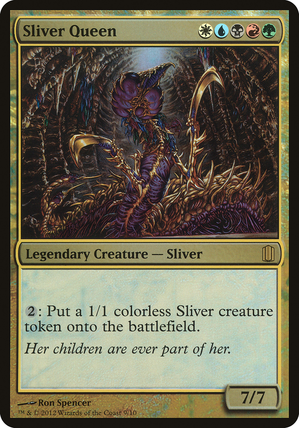 Sliver Queen (OCM1-009) - Commander's Arsenal Oversized Foil - Premium MTG Single from Wizards of the Coast - Just $24.02! Shop now at Game Crave Tournament Store