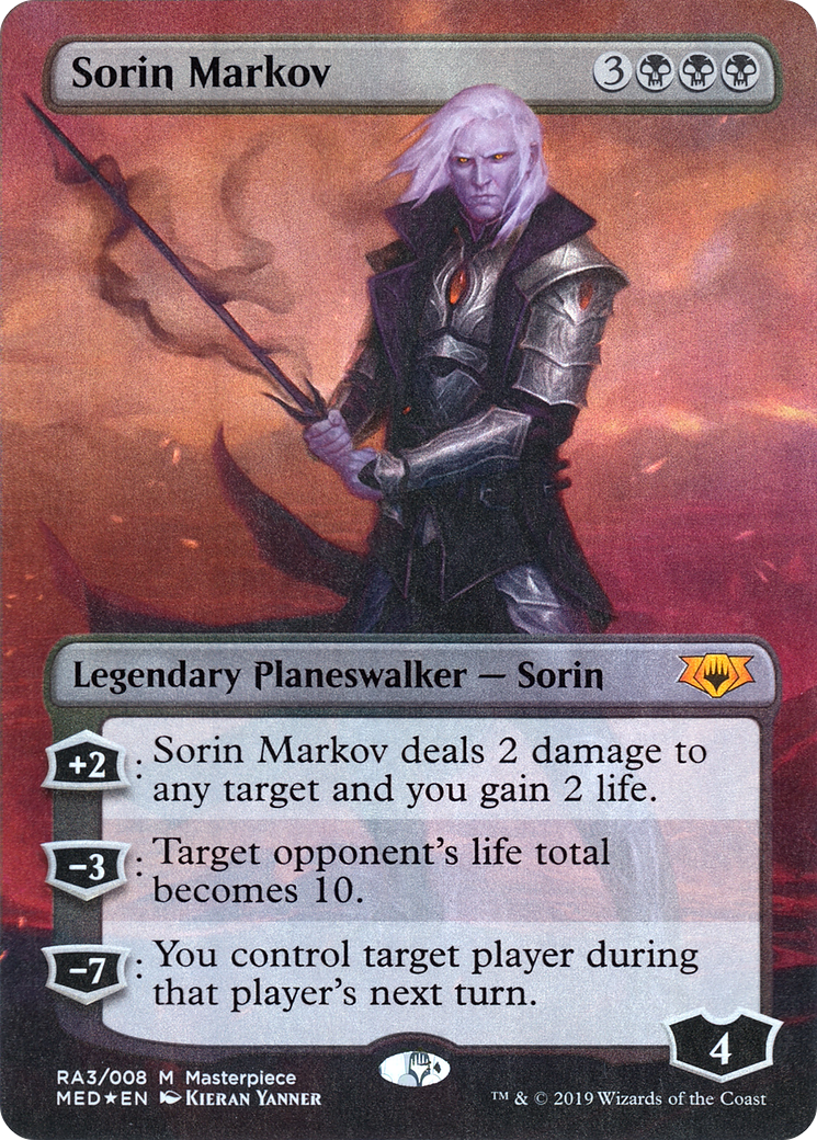 Sorin Markov (MED-RA3) - Mythic Edition (Borderless) Foil - Premium MTG Single from Wizards of the Coast - Just $35.74! Shop now at Game Crave Tournament Store