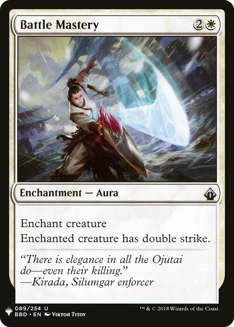 Battle Mastery (MB1-034) - Mystery Booster - Premium MTG Single from Wizards of the Coast - Just $0.08! Shop now at Game Crave Tournament Store