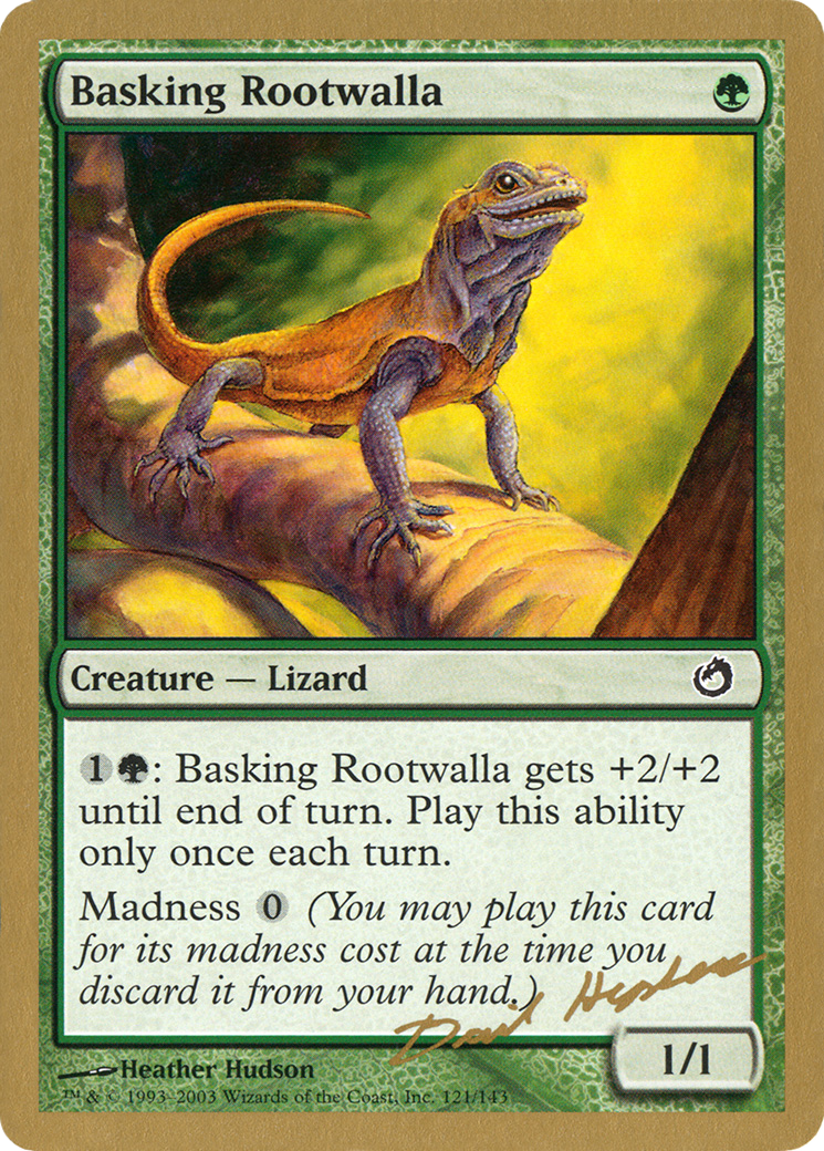 Basking Rootwalla (WC03-DH121) - World Championship Decks 2003 - Premium MTG Single from Wizards of the Coast - Just $0.27! Shop now at Game Crave Tournament Store