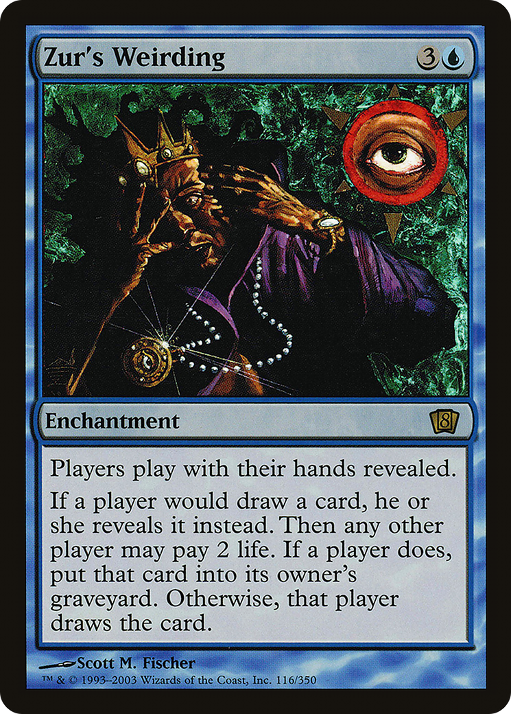 Zur's Weirding (8ED-116★) - Eighth Edition Foil - Premium MTG Single from Wizards of the Coast - Just $1.19! Shop now at Game Crave Tournament Store