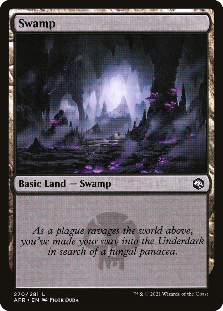 Swamp (AFR-270) - Adventures in the Forgotten Realms - Premium MTG Single from Wizards of the Coast - Just $0.08! Shop now at Game Crave Tournament Store