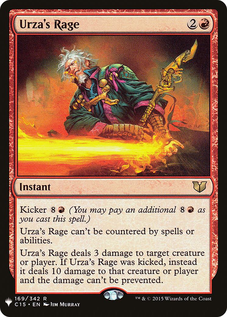 Urza's Rage (MB1-1089) - Mystery Booster - Premium MTG Single from Wizards of the Coast - Just $0.18! Shop now at Game Crave Tournament Store